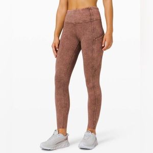 Lululemon Fast and Free High Rise Tight 25" *Ice Dye